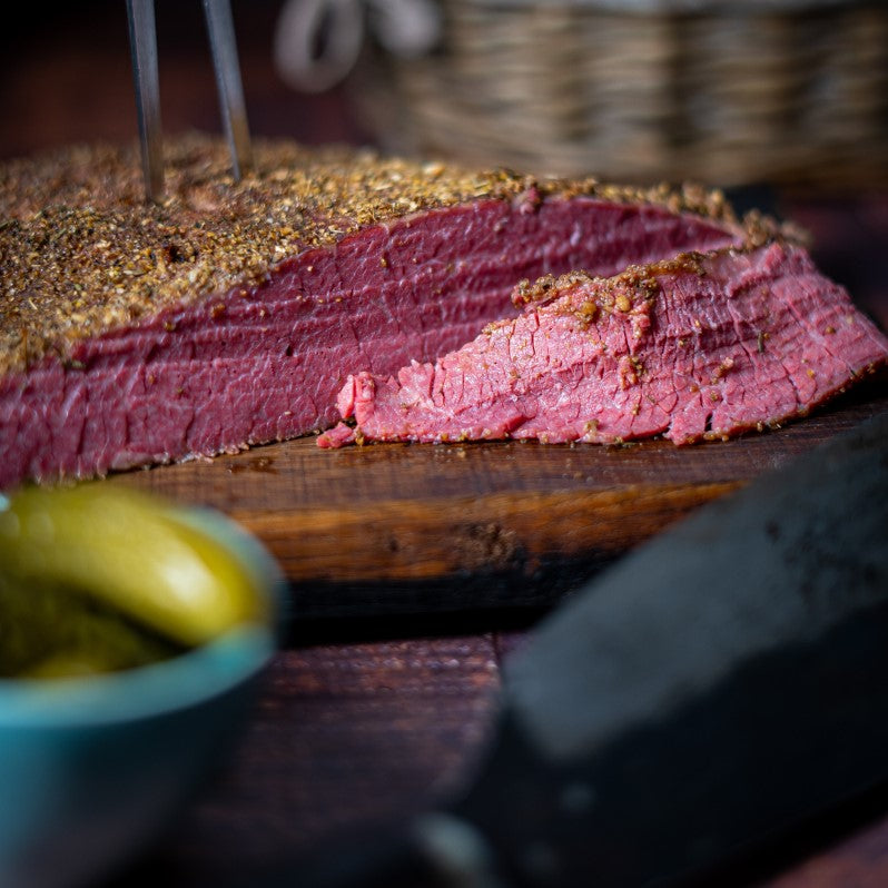 Wagyu Beef Pastrami preparation - A gourmet recipe for premium meat