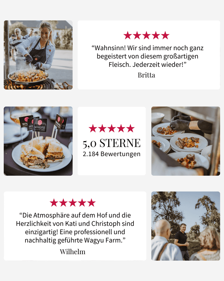 WAGYU STRIPLOIN / RUMPSTEAK / ROASTBEEF